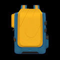 Zaino scolastico waterproof e traspirante Valstrend, extra large per ridurre il peso, con spallacci imbottiti e tasche multiple