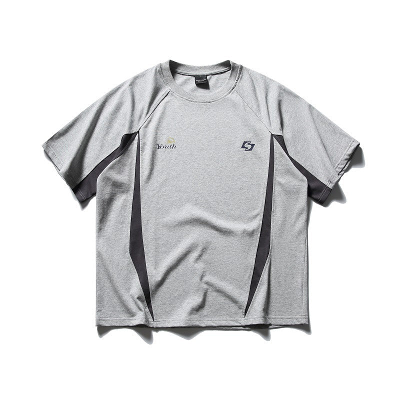 T-shirt casual da donna Valstrend con stampa di lettere creative, maniche corte e stile alla moda streetwear.