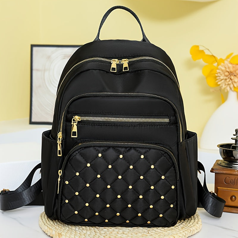 Zaino da viaggio alla moda Valstrend, con tasche e spallacci regolabili, ideale per scuola e viaggi.