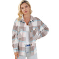Cappotto casual da donna autunnale a maniche lunghe con colletto a revers, multicolore, marca Valstrend per donna