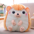 Zaino scolastico a forma di riccio cartone animato morbido, plush toy Valstrend, perfetto per studenti e collezionisti.