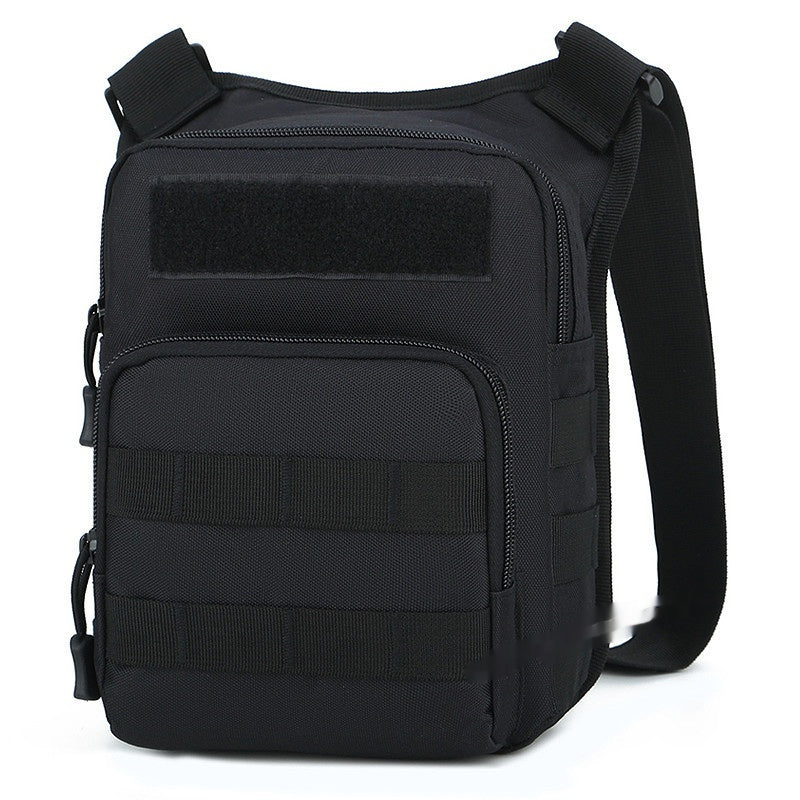 Borsa tattica Valstrend Oxford da esterno, spalla, sportiva, con scomparti e cinghia regolabile, in tessuto resistente.