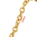 Collana in acciaio inossidabile Valstrend, collana fai-da-te con catena artigianale per gioielli e accessori di moda.