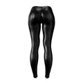 Leggings yoga slim-fit color solid Valstrend con cuciture, tessuto elastico e comodo per attività sportive e fitness.