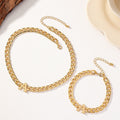 Set di bracciali e collana con lettere, accessori moda per donna, gioielli Valstrend, stile casual e alla moda