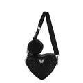 Borsa a spalla femminile Valstrend in pelle PU leggera e impermeabile con ricami, spazio per acquisti e viaggi, compatta e elegante