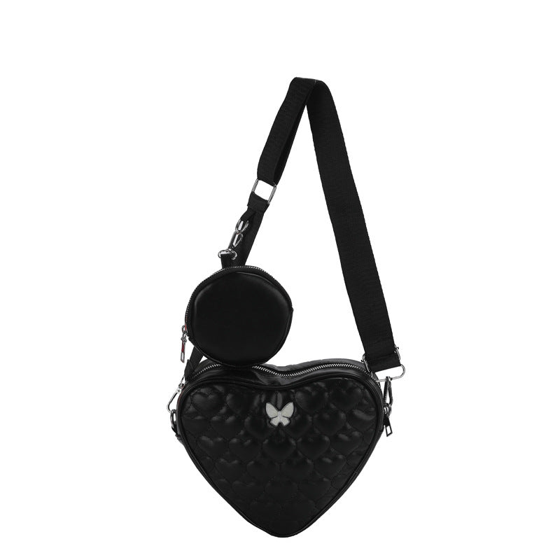 Borsa a spalla femminile Valstrend in pelle PU leggera e impermeabile con ricami, spazio per acquisti e viaggi, compatta e elegante