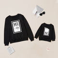 Abbigliamento coordinato madre-figlia Valstrend shop, vestiti a tre colori per genitori e figli, stile casual e colorato.