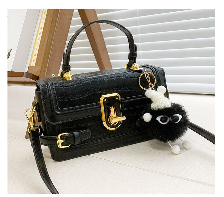 Borsa a tracolla portatile da donna Valstrend, stile moda femminile con scomparto principale e tracolla regolabile.