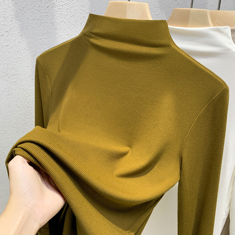Top aderente in stile western Valstrend, maglia a maniche lunghe elasticizzata, vestibilità slim, tessuto morbido e confortevole