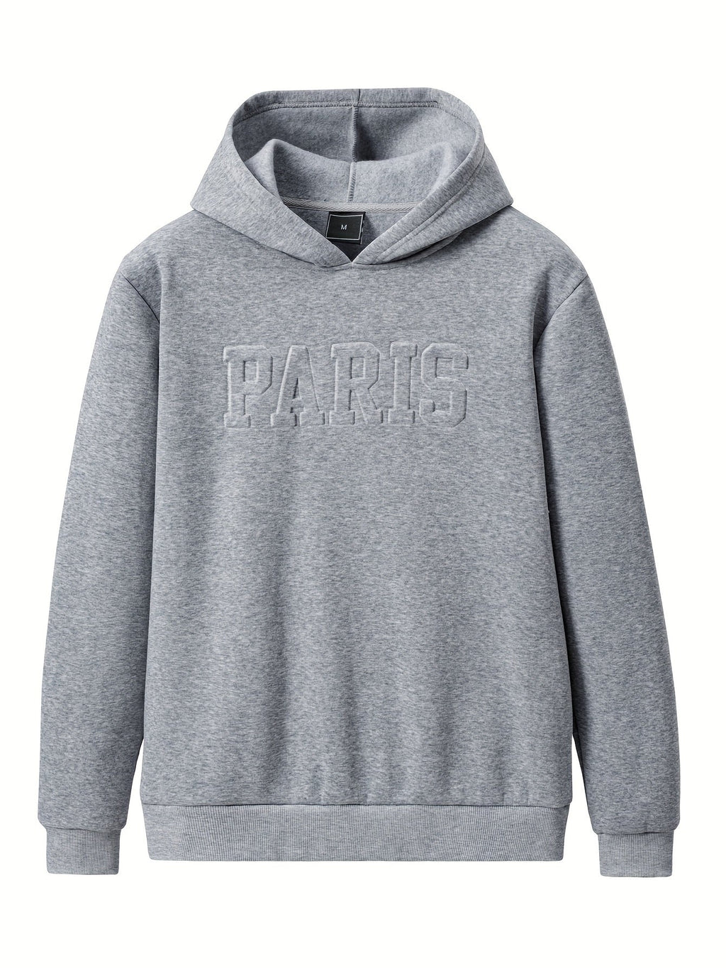 Felpa con cappuccio Valstrend shop "Paris" stampa, felpa casual da uomo con cappuccio e maniche lunghe.