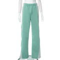 Street Fashion Color Contrast Loose Sweatpants Women's Casual Pants