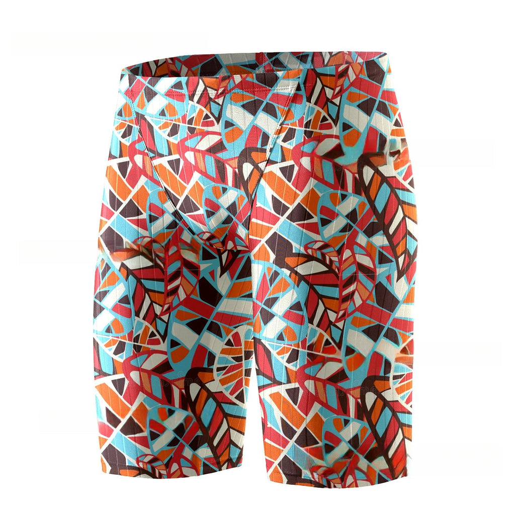 Pantaloncini da nuoto da uomo Valstrend in tessuto ice silk traspirante, quick-dry, con stampa 3D estiva, perfetti per il mare.
