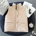 Fashion Casual All-matching Plus Size Sleeveless Vest