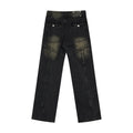 Jeans casual larghi per uomo e donna di Valstrend Shop, pantaloni comodi e svasati in tessuto denim.