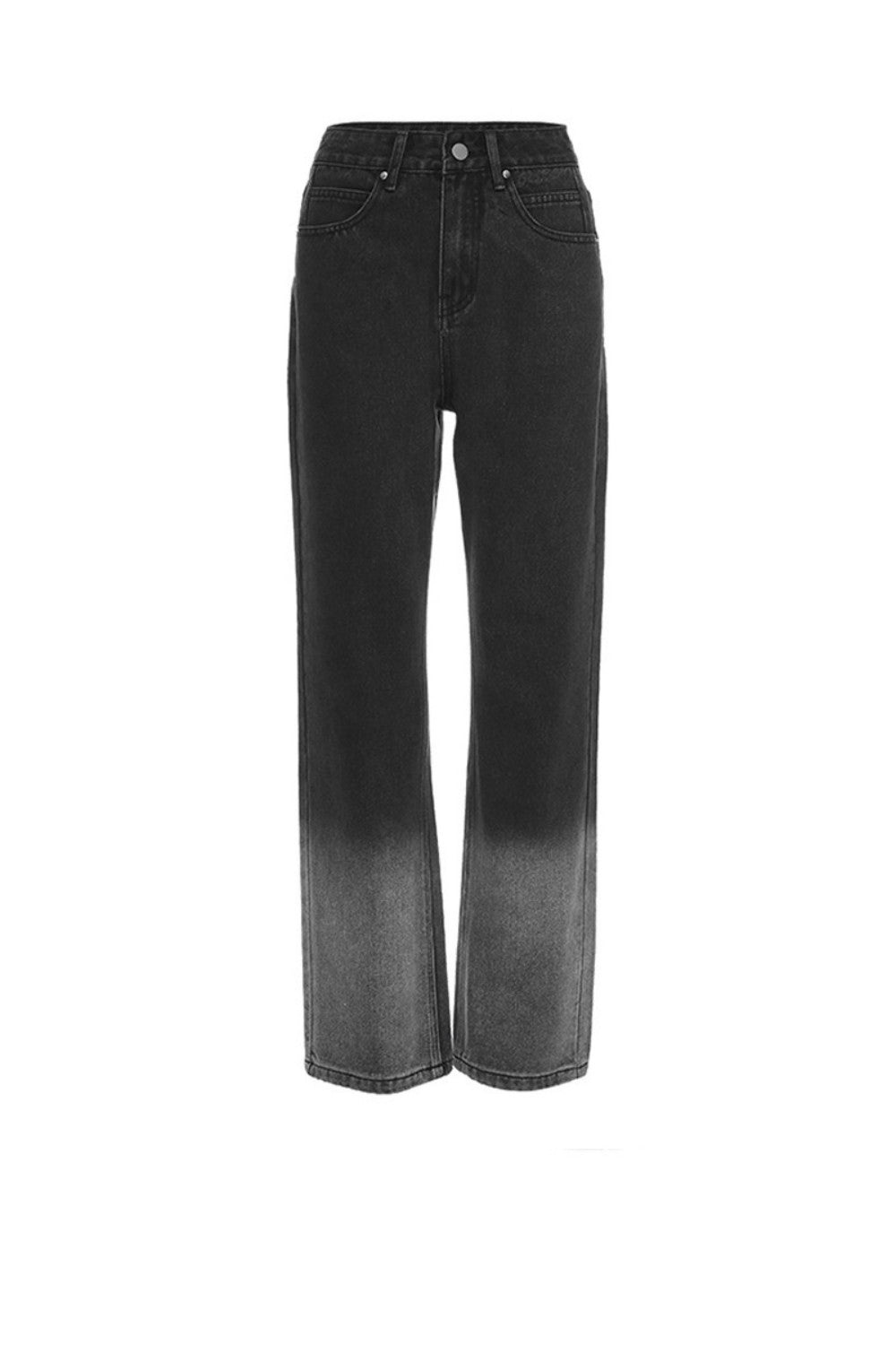 Jeans Valstrend Love in grigio fumé con sfumature a contrasto, stile casual e moderno, dettagli di design unici.