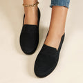 Scarpe casual da donna Valstrend con punta rotonda e suola piatta, taglia grande, comode e adatte per uso quotidiano