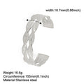 Bracciale di lusso Valstrend con doppio twist aperto, stile fashion e design elegante, accessorio alla moda per ogni occasione.