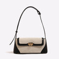 Borsa da donna Valstrend con spalla singola a contrasto, stile alla moda, ideale per abbigliamento casual e elegante.