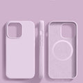 Liquid Silicone Phone Case Magnetic Skin-absorbing Protective Cover