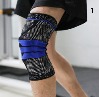 ginocchiere sportivi Valstrend per corsa e fitness con cinturino di protezione e supporto, visibili in primo piano nell'immagine