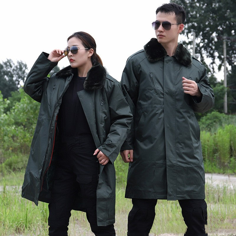 Cappotto in cotone imbottito Army per uomo e donna, inverno, con dettagli mimetici e cappuccio, marca Valstrend Shop