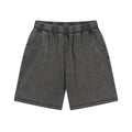 Pantaloncini da uomo in stile retrò Valstrend, tessuto washed e worn, moda di strada alta qualità, dettagli vintage.