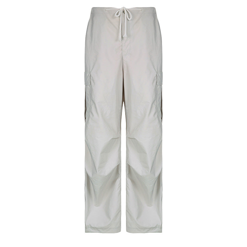 Pantaloni casual da uomo Valstrend, vita bassa, tessuto solido, cuciture a tasca, stile occidentale e americano, in tessuto woven.