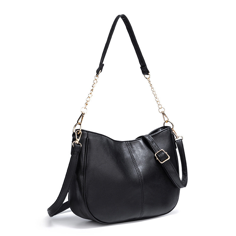 Borsa messenger da donna Valstrend, semplice e elegante con tracolla, in tessuto resistente, ideale per uso quotidiano.