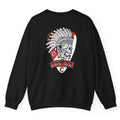 Maglione girocollo Valstrend con stampa digitale europea e americana, design rotondo, tessuto morbido e confortevole.