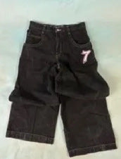 Jeans hip hop stile americano autunno da uomo Valstrend Shop, tessuto denim con dettagli di stile casual e moderno.