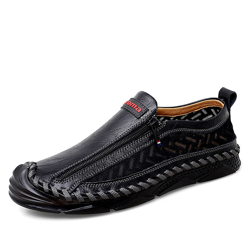 Scarpe da uomo Valstrend in pelle semplici e casual, con design elegante e comodo, ideali per un look quotidiano.