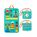Lavagna educativa per bambini di feltro, pannello di apprendimento precoce Valstrend shop, con lettere, numeri e forme colorate