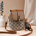 Borsa messenger retrò per donna, multistrato, porta cellulare, in stile vintage, marca Valstrend Shop.