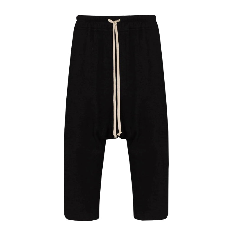 Harlan Loose Hanging Crotch Cropped Pants