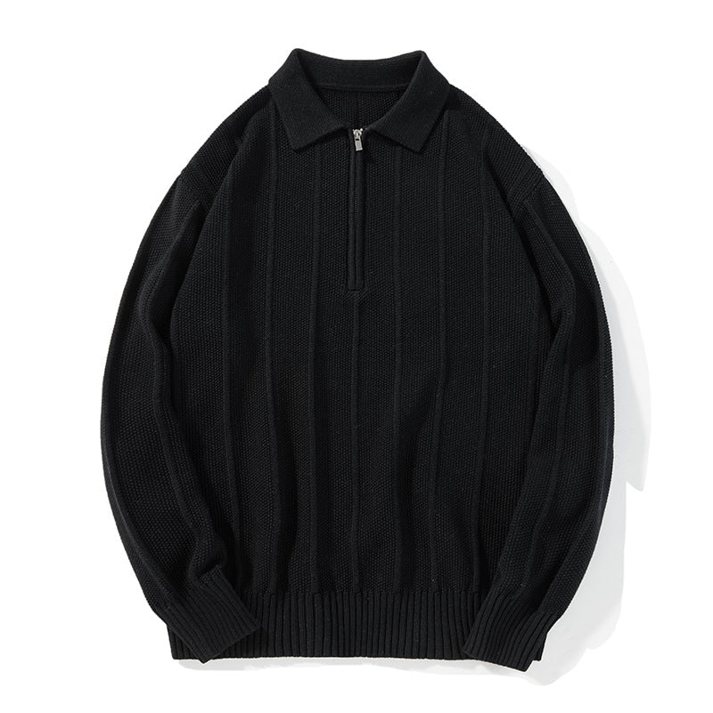 Waffle Knit Bottoming Shirt Versatile Tops Outerwear