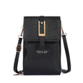Borsa a tracolla touch screen Valstrend con porta carte, colore solido e portatile, adatta per cellulare e carte.