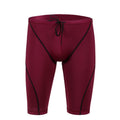 Costume da bagno uomo Valstrend Shark Skin elastico, slip da nuoto aderente con stampa a squame di squalo.