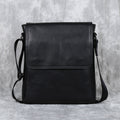 Borsa a tracolla Valstrend in pelle di mucca, design verticale e capiente, ideale come zaino business con stile elegante