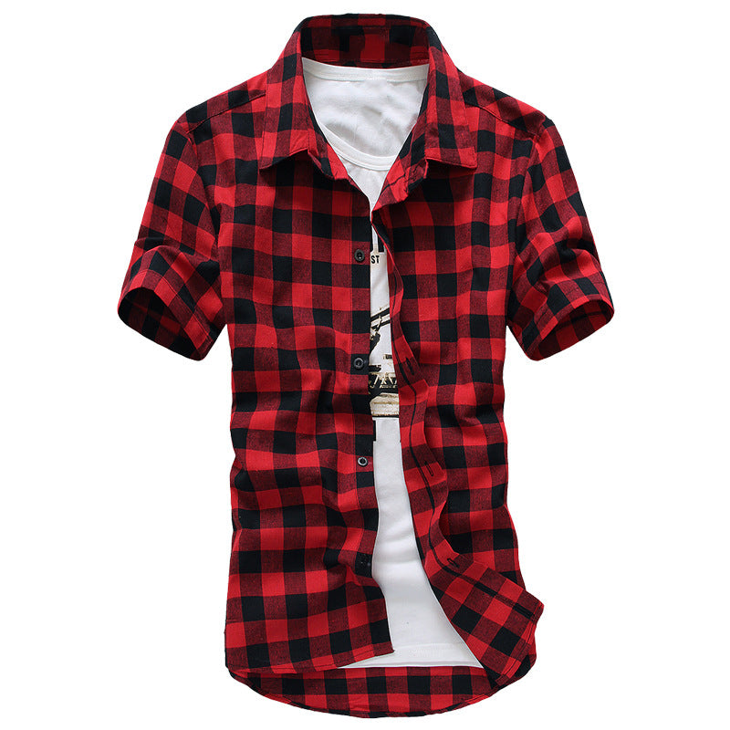 Camicia casual da uomo Valstrend Shop, modello Bottoming, in tessuto morbido con colletto e maniche lunghe, stile rilassato e moderno.