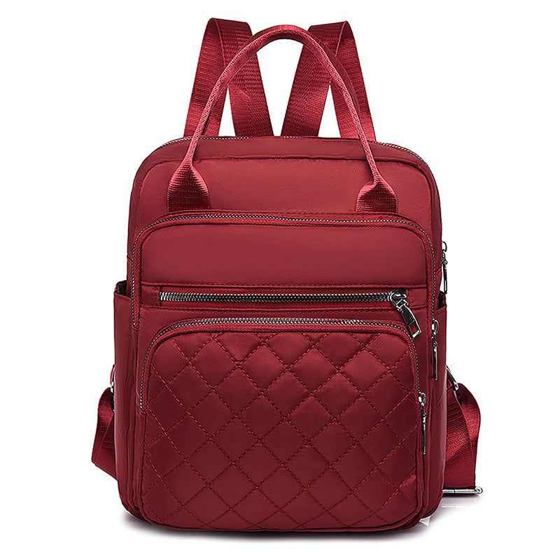 Zaino da donna in tessuto Oxford, spazioso, ideale per viaggi, stile primaverile e autunnale, marca Valstrend.