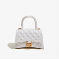 Borsa a tracolla Jelly per donna, piccola e quadrata, con design trasparente e dettagli colorati, marca Valstrend.