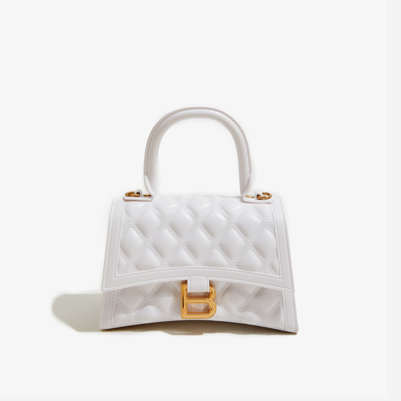Borsa a tracolla Jelly per donna, piccola e quadrata, con design trasparente e dettagli colorati, marca Valstrend.