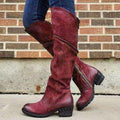 Scarpe da donna Martin a punta rotonda di stile europeo e americano, marca Valstrend, con dettagli in pelle e design elegante.