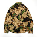 Beautiful Camouflage Shirt Men's Japanese-style Retro Washed Amekaji Workwear Cotton Long Sleeve