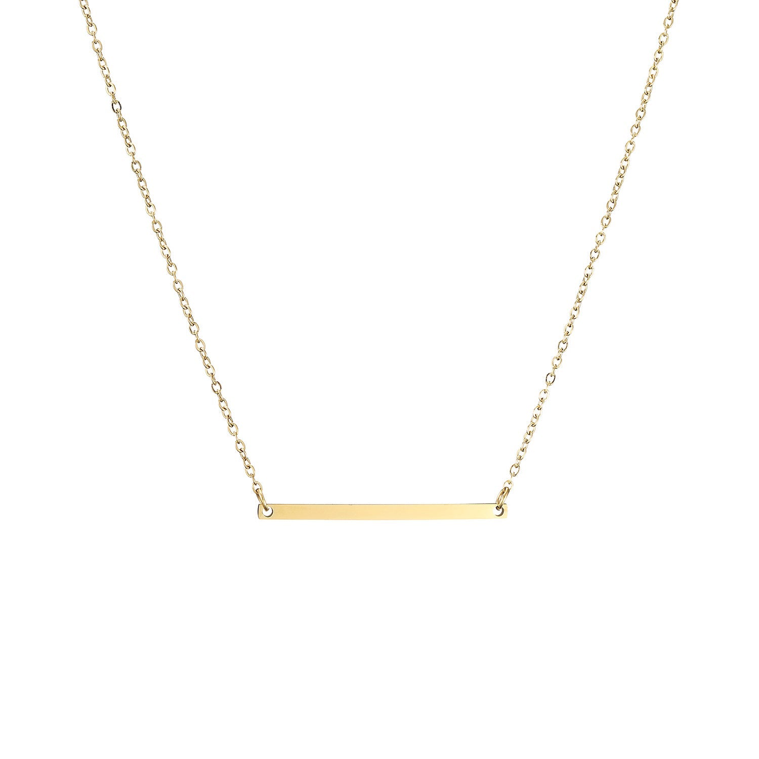 Collana lunga femminile a forma geometrica singola, stile moderno, con dettagli eleganti, marchio Valstrend shop.