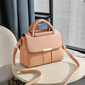 Borsa a tracolla Valstrend con motivo a righe in faux pelle, impermeabile, strap regolabile e chiusura magnetica per donna