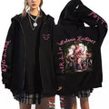 Felpa con zip per uomo e donna Valstrend, giacca casual in tessuto morbido con cappuccio e tasche frontali.