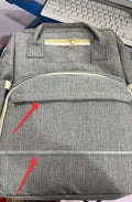 Zaino portapigiama pieghevole multifunzionale Valstrend con grande capacità, tasche e spazio per accessori per bambini.