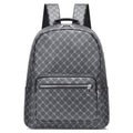 zaino in pelle retrò grande capacità per uomo e donna, stile business casual, stampa europea e americana, marca Valstrend